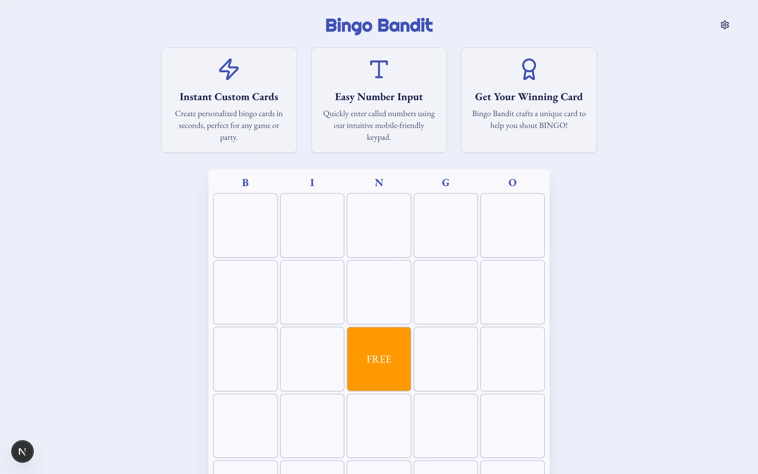 BingoBandit.xyz preview image